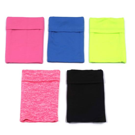 Pratica borsa da polso da corsa antiscivolo in puro colore resistente all'usura