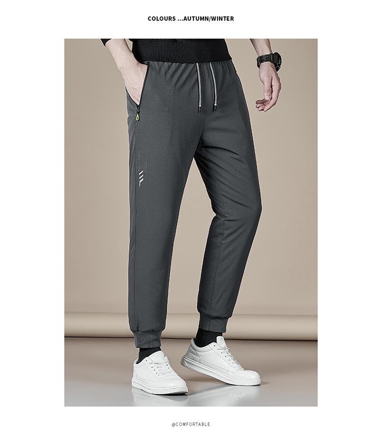 Men's Winter Fleece-Lined Cotton Pants: Cold-Proof, Windproof, Waterproof, Plus Size, Lamb's Wool Thickened for Warmth