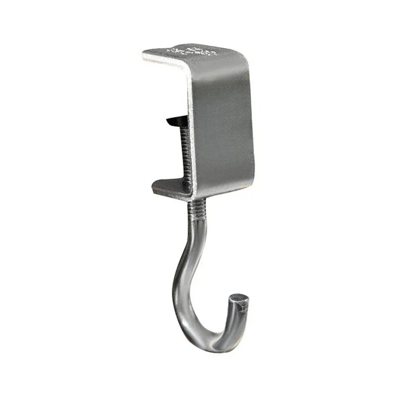 

Student Desks Side Hooks Office Hangers Desktop Durable Super Strong Load-bearing Universal Free Punch Hole Adhesive Free Hook