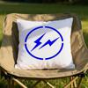 Lightning FFragment Design Cushion Cover Soft Reversible Durable Pillow Cover MultiScene Use for Home Car Daily Comfort
