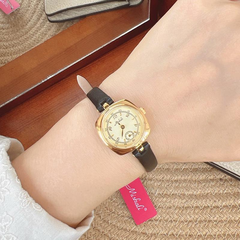 Small Dial Watch Watch Belt Women'S Fashion Separate Dial Small Seconds