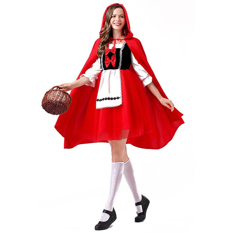 Cosplay Halloween cosplay plus size princess costume Little Red Riding Hood, castle queen costume Halloween costume game suit