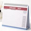 Daily Schedule Desktop Calendar Portable Standing Flip Calendar Annual Calendar  Desktop Use