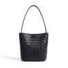 New Sheepskin Fashion High-end Woven Crossbody Bag, Versatile Trendy Shoulder Bucket Commuter Bag for Women