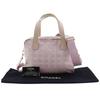 Chanel 2WAYShoulder Handbag A15970 New Travel Line Pink Nylon Canvas Women Used