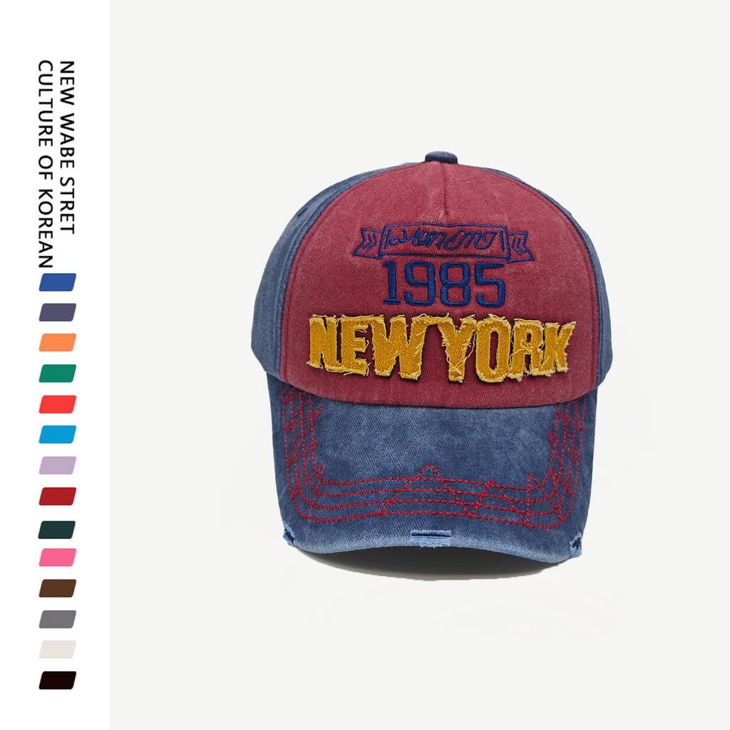 Fashion cap women's American retro babes y1k old baseball cap spring and summer fashion personality versatile sunshade soft top