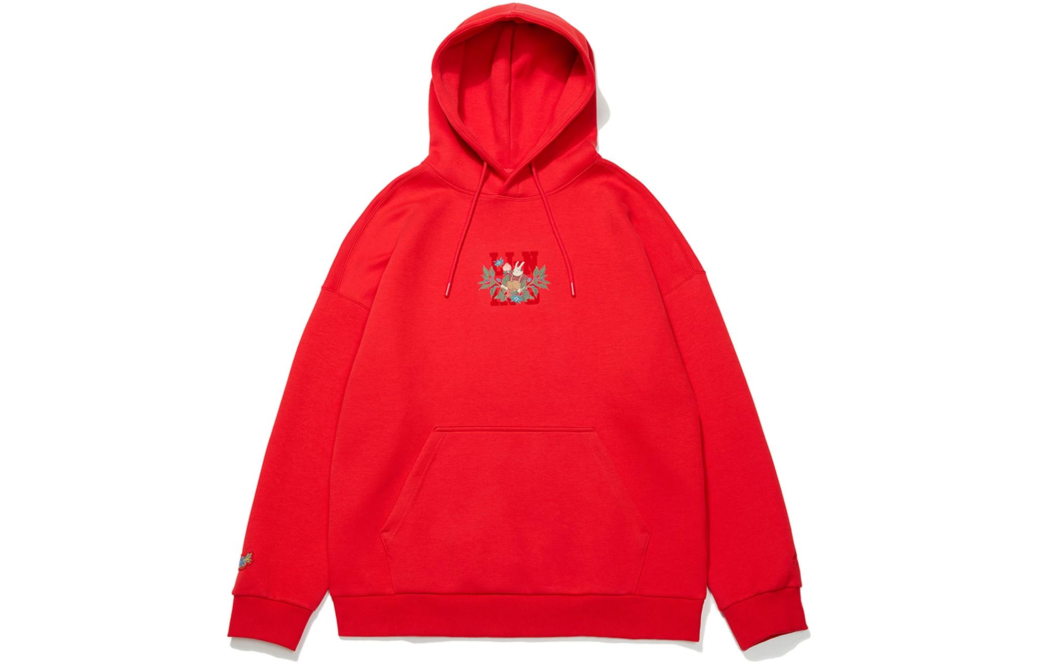 Li Ning Sports Life Collection Sweatshirt Unisex Vermilion AWDT013-2 L
