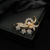 Gold & Diamond Vintage Butterfly Brooch - Versatile Women's Pin Jewelry