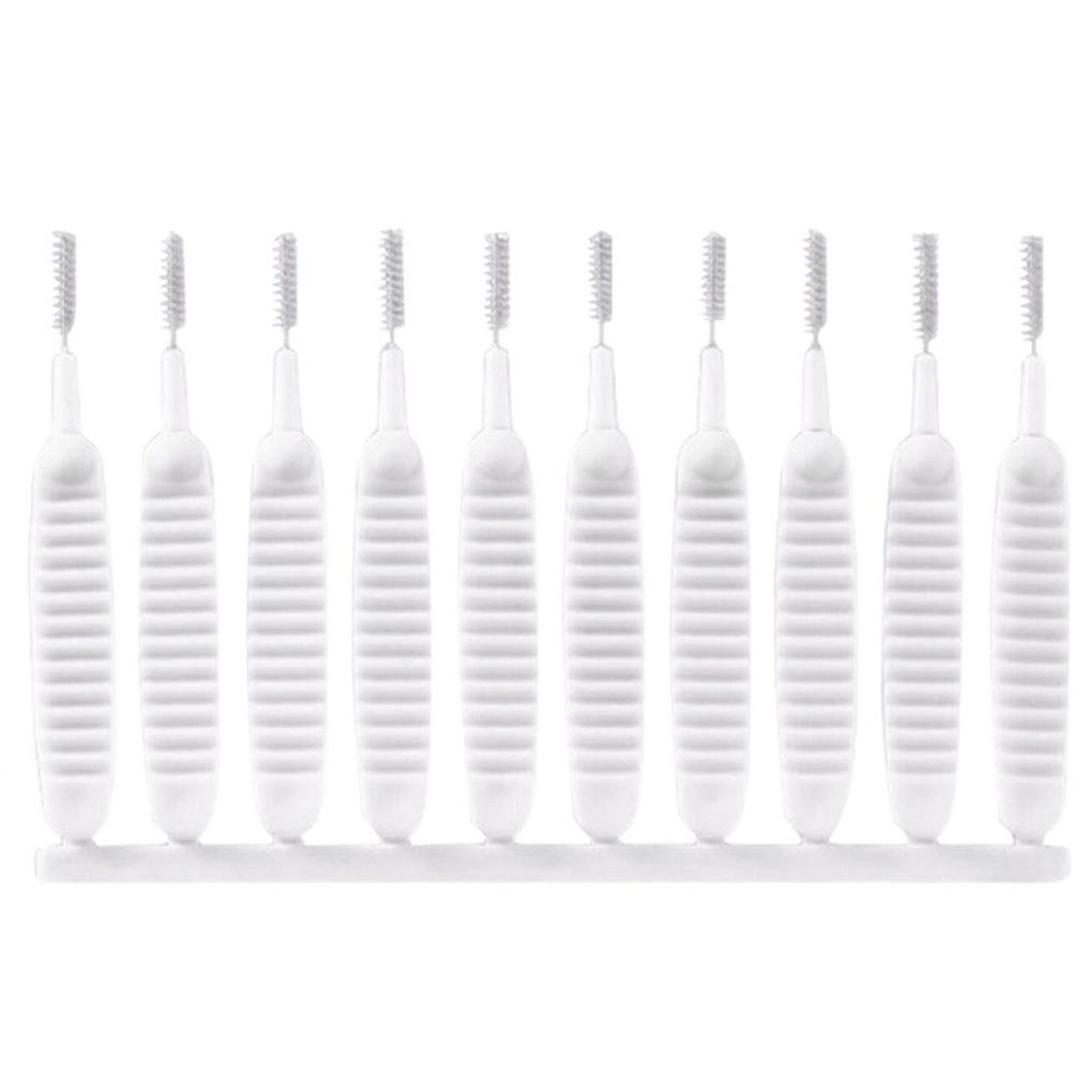 30Pcs Portable Washable Cleaning Brush Anti-Clogging Lightweight Shower Head Clean Brushes Pore Clean Tool with Non-Slip Handle