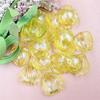 Making Keychain Acrylic 20Pcs Shiny DIY Material Beads Jewelry Accessories 20.6*22.9mm Large Petal Creative Earrings Pendant