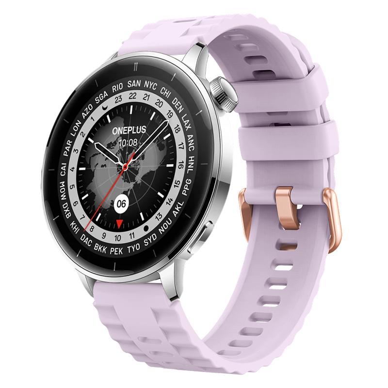 Weiches Silikonband Passend für OPPO Watch X2 Mini Welle Atmungsaktiv 18mm Armband Kompatibel mit Oneplus Watch 3 43mm/OPPO Watch X2 Mini