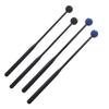 1 Pair Plastic Handle Rubber Ball Drumstick Marimba Mallet Percussion Musical Instrument Accessory Beginner Training Set