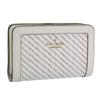 Beige Lena Two Tone Straw MD Compbifold KK925 101 Kate Spade [Kate Spade] Women's Bi-fold Wallet, Compact, Outlet, Brand, Multi,