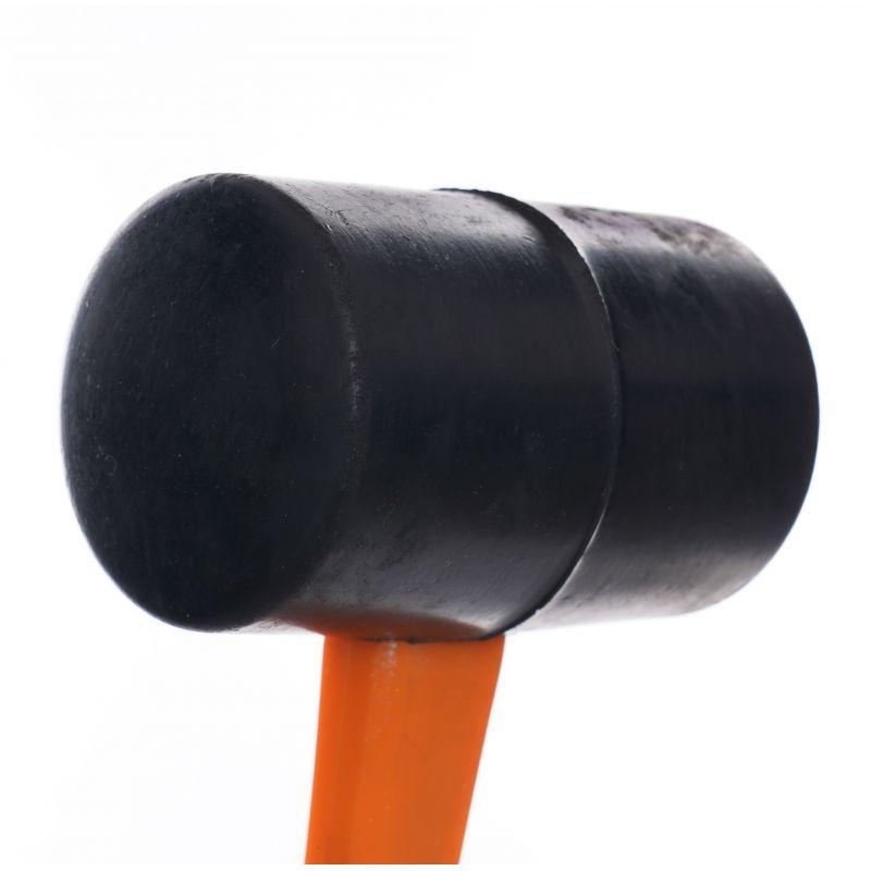 Rubber Hammer 500G Fiberglass 0.5Kg 29Cm