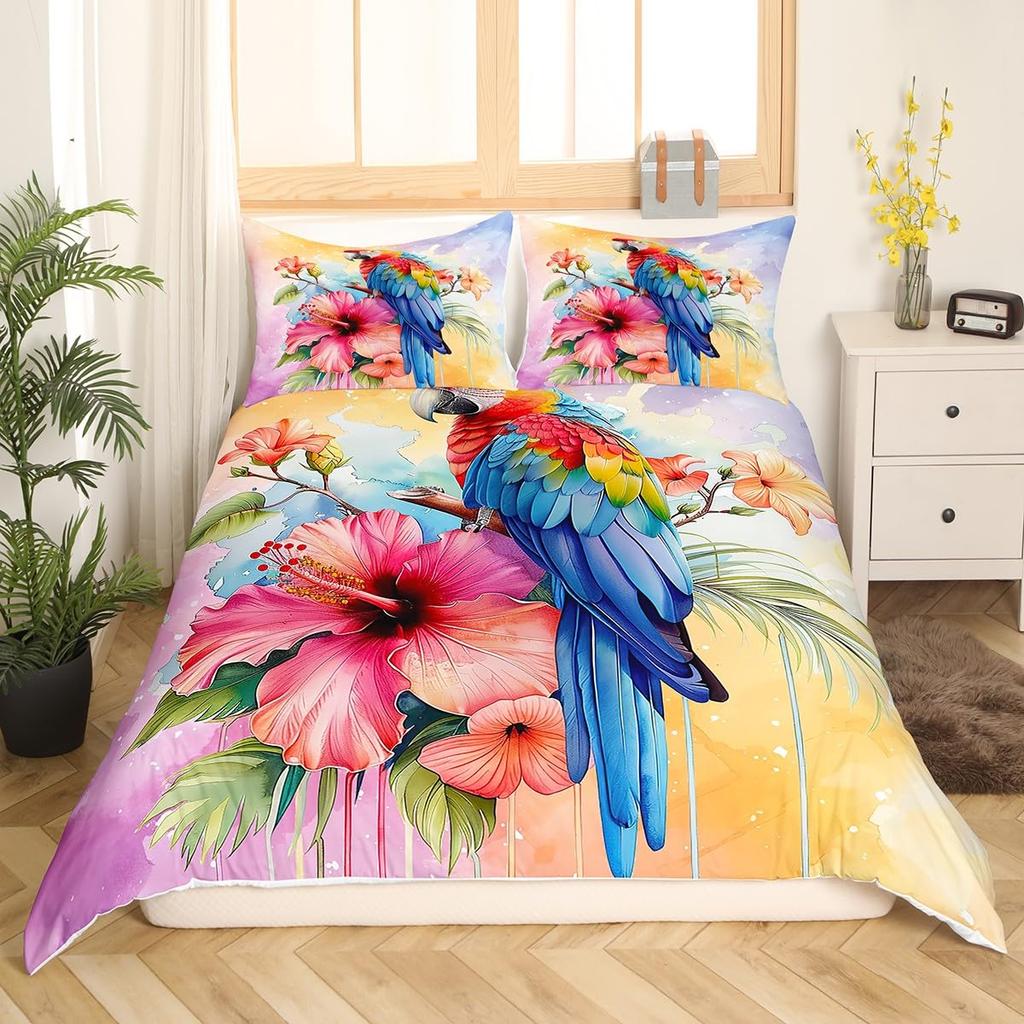 Tie-Dye Duvet Cover Set For Kids Boys Teens Queen Lightweight Quilt Covers Abstract Hippie Themed Boho Bedding Set Bedroom Decor