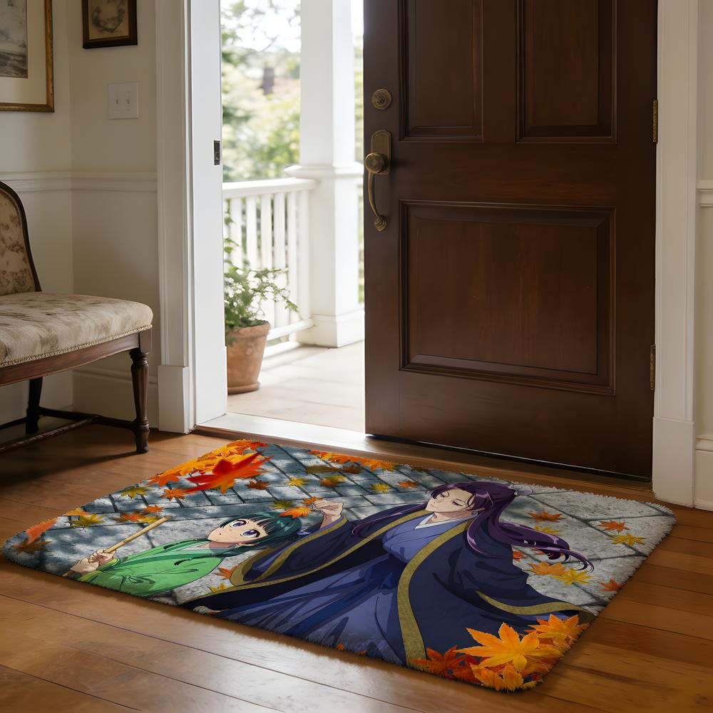 

Floor Mat Soft Flannel Rug Non Slip Absorbent Mat for Bathroom Bedroom Home Decor Anime The A Apothecary 50x80cm