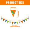 1pcs Set 16.4ft Macaron Paper Card Pennant Banner Flags For Birthday Party Triangle Banner Banner Flags Pennant Banner