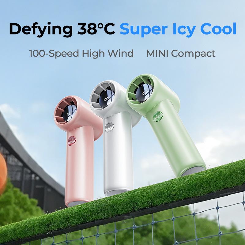 Mini Handheld Fan USB Fast Charging Silent High Speed Air Cooling Portable Personal Fan for Travel Outdoor Activities
