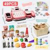 Funk Doggie Cash Register Toy Pretend Play Set, 50 Pieces, Educational Toy, Shopkeeper Play, Shopping, Cash Register, Payment, Educational Toy, Childr