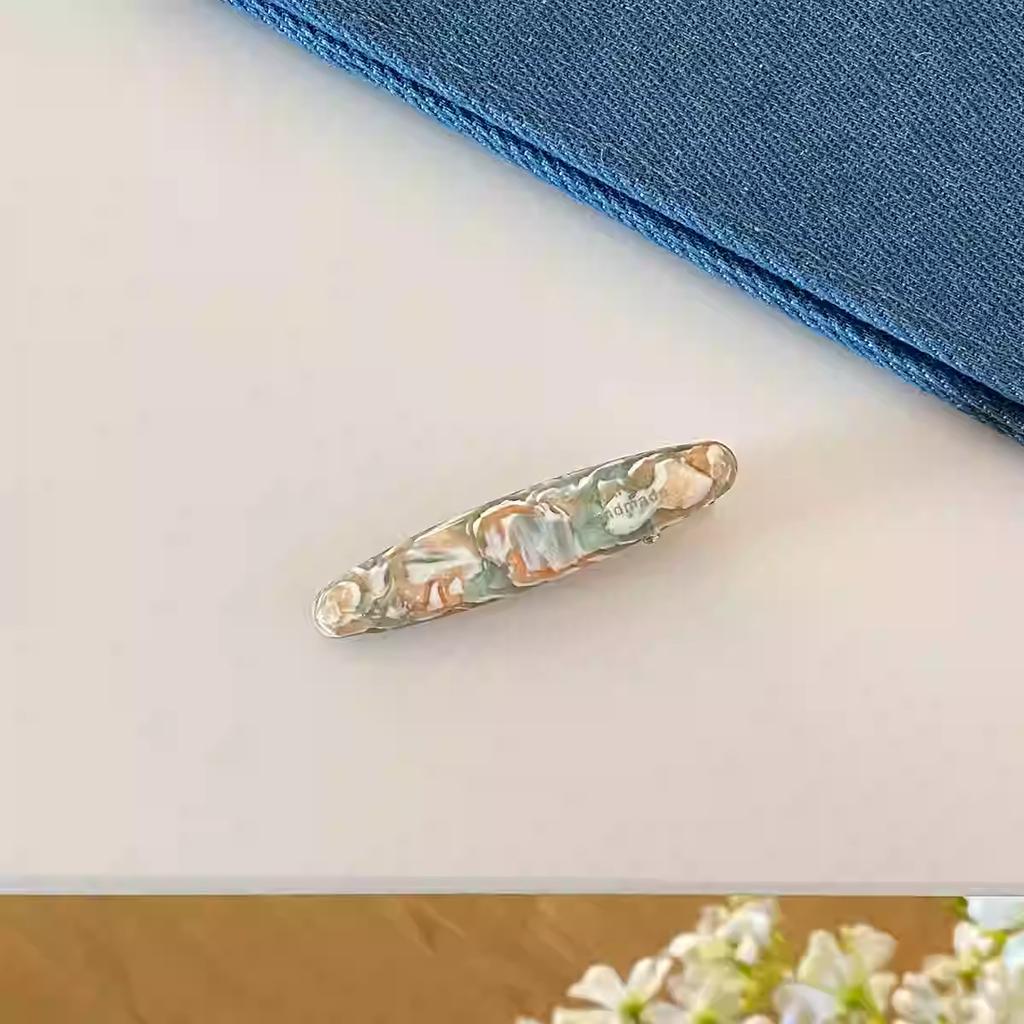 Handmade Acetate Duckbill Hair Clips Korean Style Vintage Minimalist Side Bang Clips Premium Summer Accessories For Women