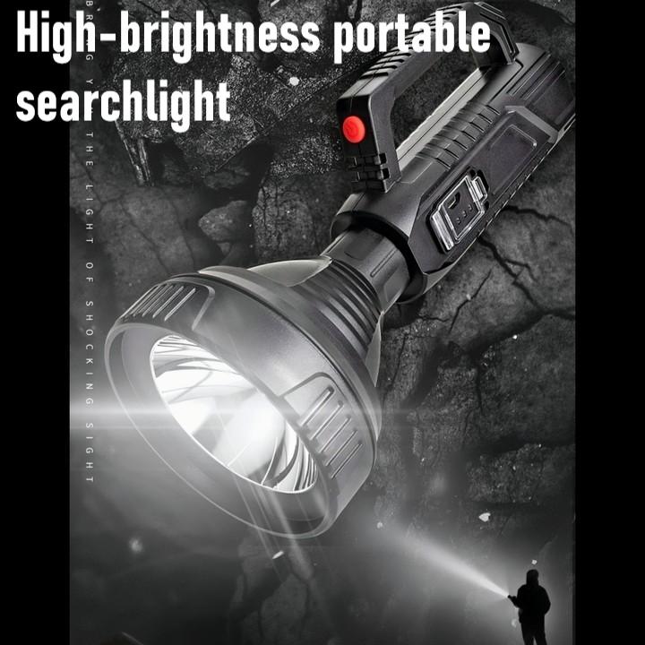 Super Bright P100 Led Flashlight High Power Long Shot Torch USB Rechargeable Handheld Searchlight Outdoor Spotlight Camping Lamp