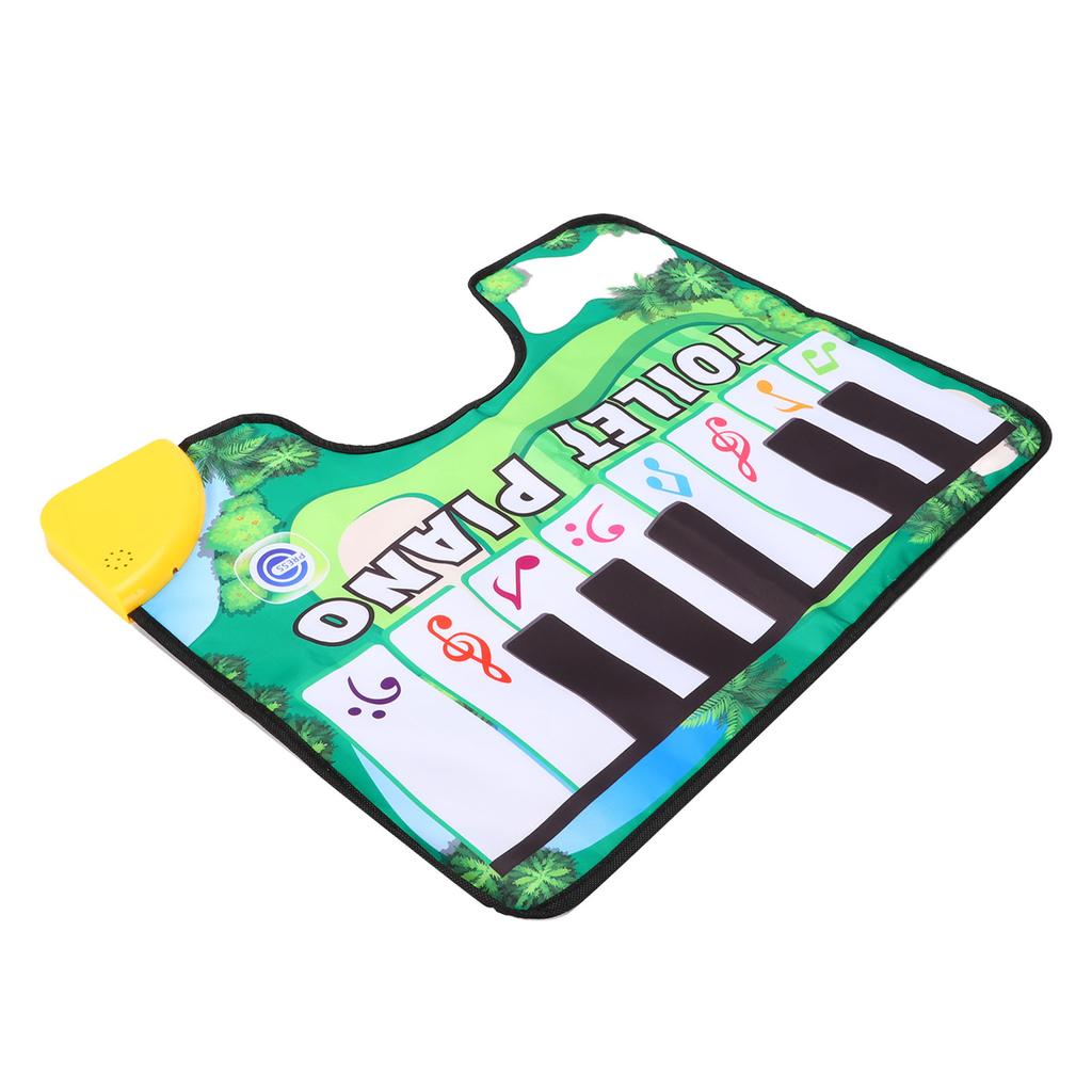 Toilet Piano Mat Funny Musical Floor Piano Keyboard for Bathroom Adult Water Proof Anti Slip Oxford Cloth