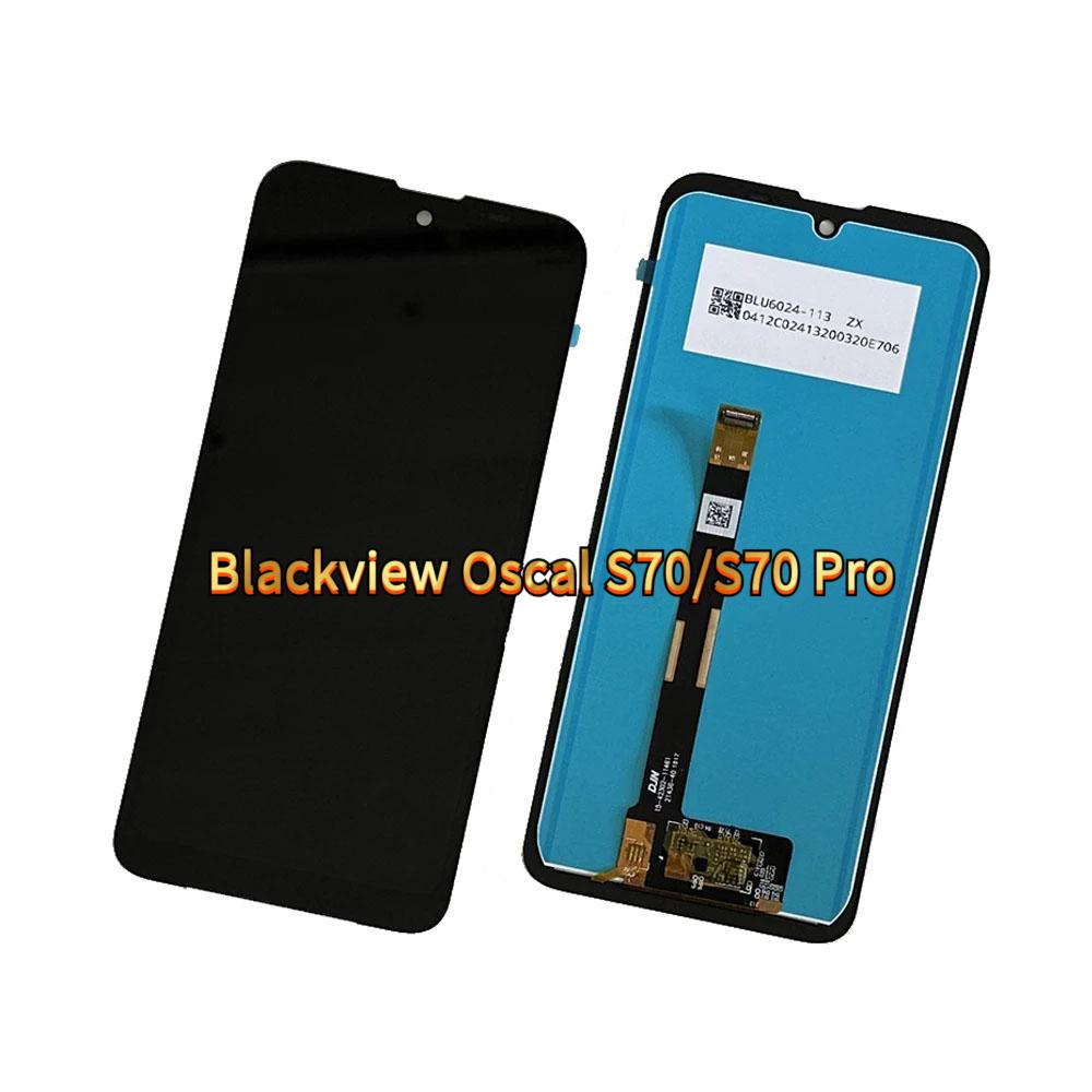 LCD Screen and Digitizer Full Assembly for Blackview Oscal S70 S70 Pro
