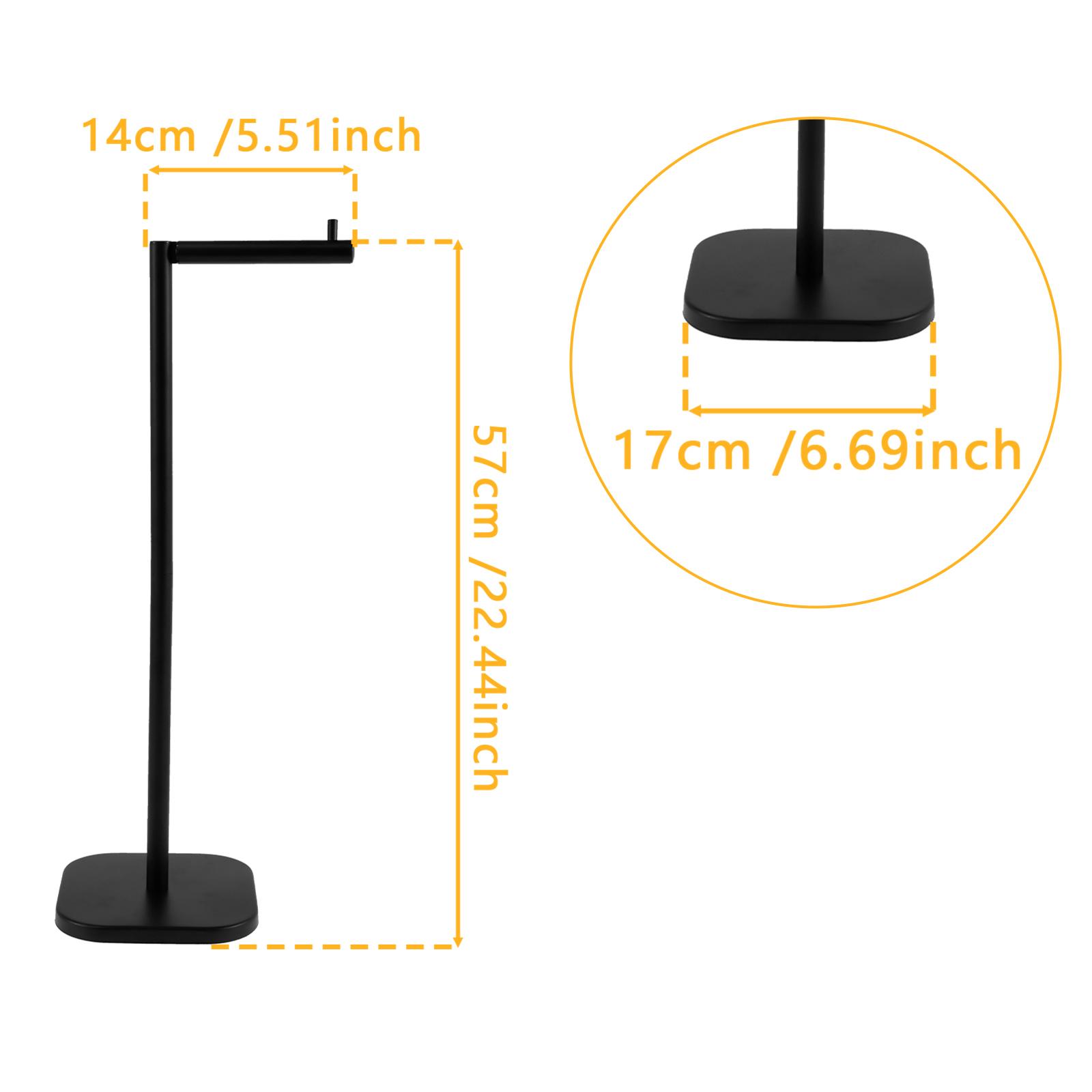 

Окремо стоячі тримачі для туалетних рулонів Підставка для туалетного паперу з нержавіючої сталі Антикорозійний простір Стелаж для серветок для ванної кімнати Диспенсер для зберігання паперу