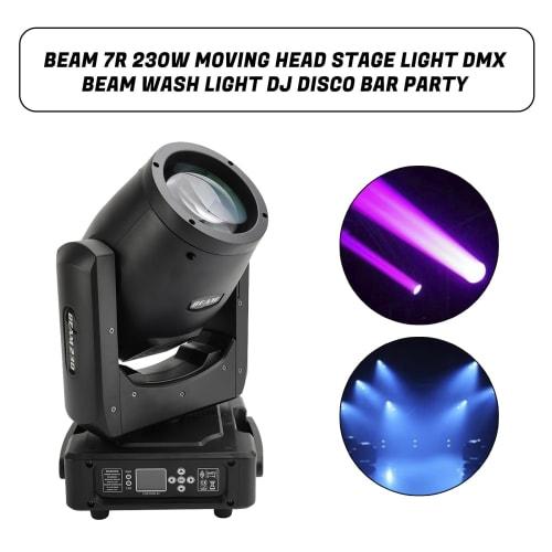 Frezon 230W Stage Lighting, Moving Light, High Brightness, Professional Stage Light, 14 Colors + White, 16 Channels, Party Light, Stage Light DMX512 C