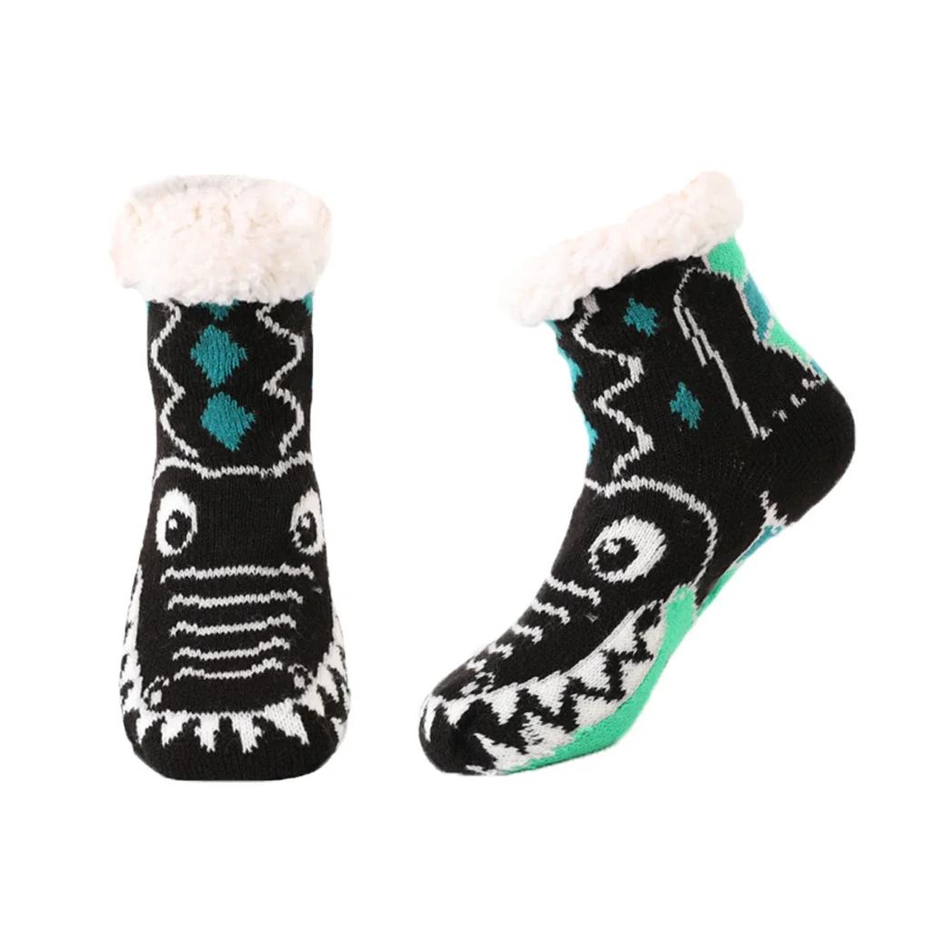 Thermische Flauschige Socken Damen Winter Warme Bodensocken Weiche Damen Haus Indoor Weihnachtsgeschenke Rutschfeste Grip Boden Hausschuhe Socken