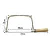 Soap Cutter String Saw Cutting Knife with Wooden Handle Soap Cutter Mold Cutting Making Tool for DIY Candles Trimming