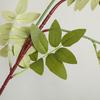 Silk Fabric Artificial Wisteria Branch Shape Fake Flower Vine Wisteria Flower Branch  Party Event