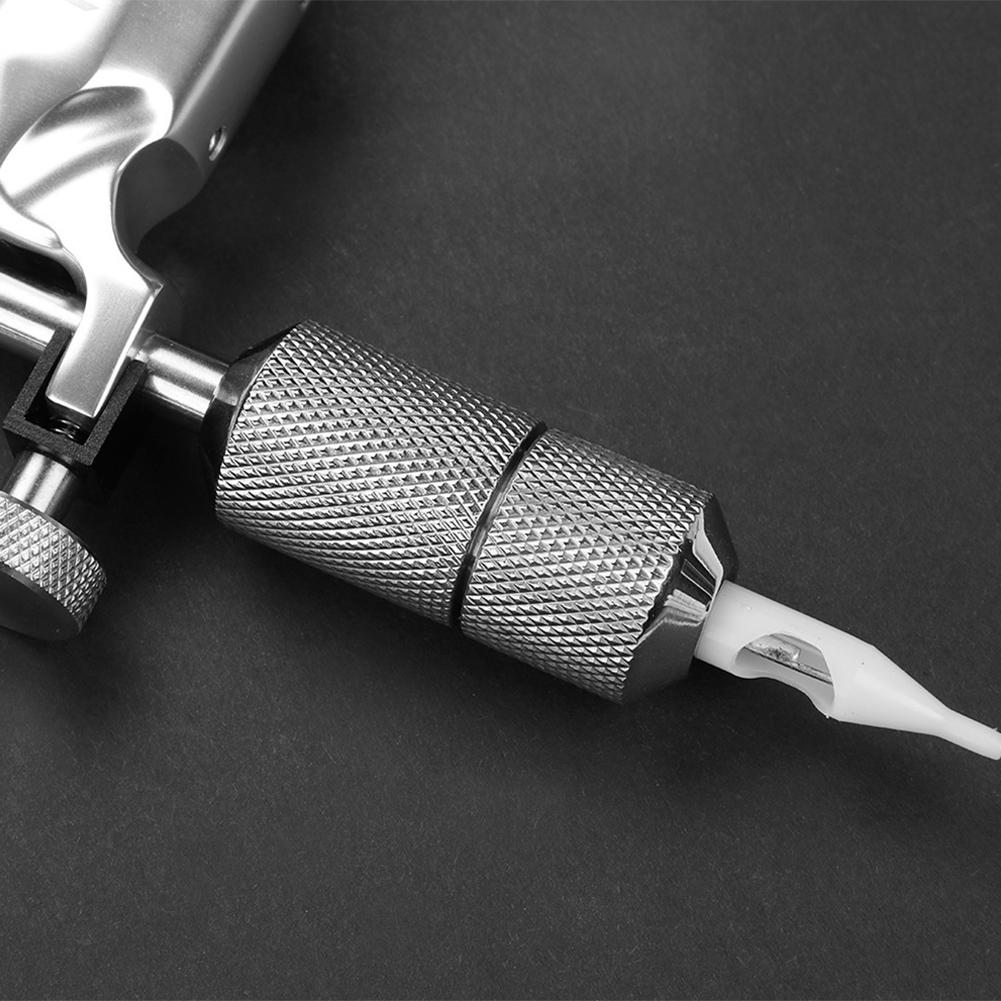 Impugnatura Autobloccante in Acciaio Inossidabile per Macchinetta per Tatuaggi Accessorio Manico per Macchinetta per Tatuaggi(22 millimetri )