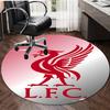 1pc L-Liverpool  Print Round Carpet Chair Round Carpet Suitable for Bedroom Living Room Home Decorative Carpet