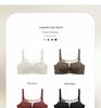 Rose Rendezvous: Red Seamless Push-Up Bra for Comfort and Enhancement