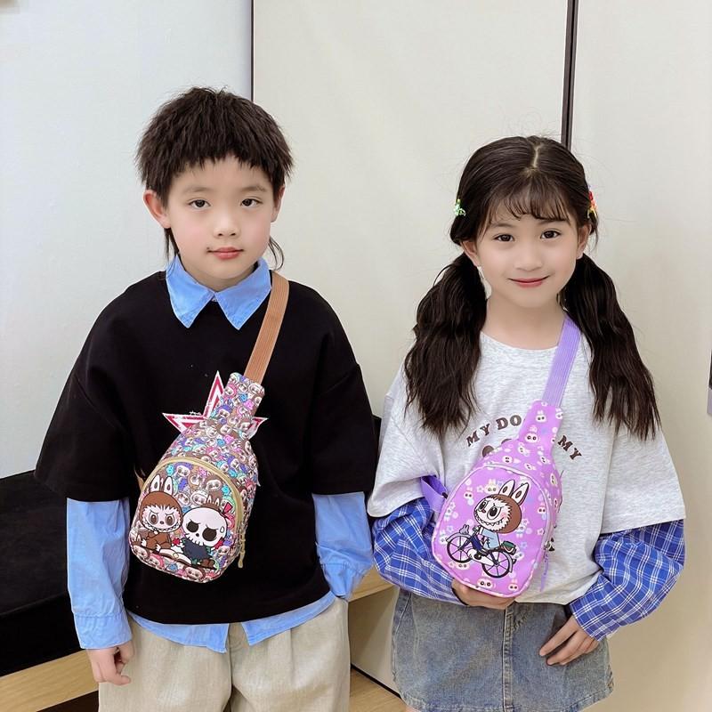 Shoulder Printed Crossbody Chest Bags Children Cartoon Gifts Outdoor