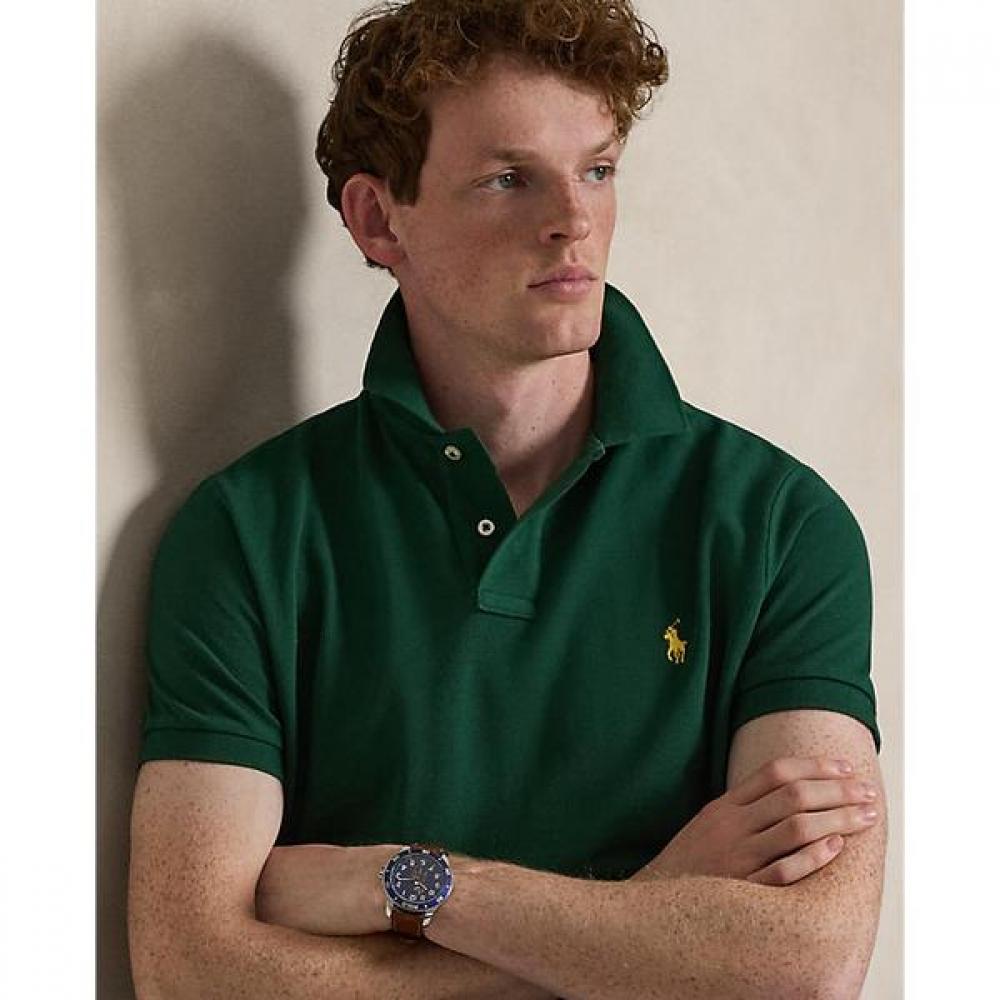 Polo Ralph Lauren Men S cuStom Slim Fit meSh Polo Shirt  Mnpokni1n823781300 