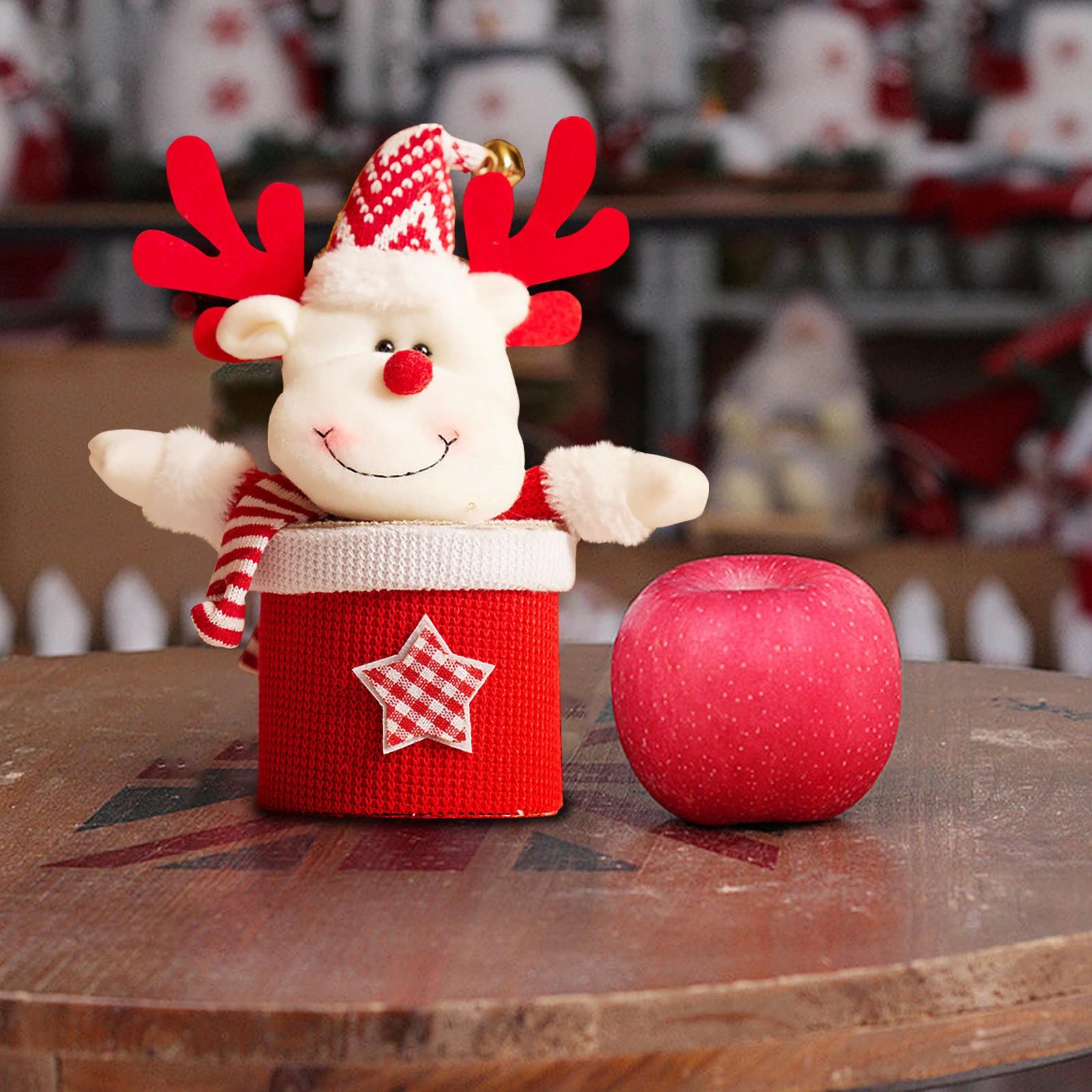 

Рождественская подарочная коробка Рождественская креативная трехмерная детская бутиковая коробка Подарочная коробка Банка для конфет Подарок на праздник One Size красный