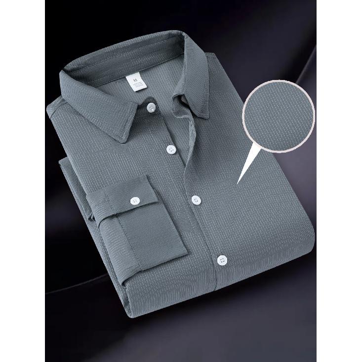 

Новая рабочая спортивная фитнес-весна с длинным рукавом и V-образным вырезом на пуговицах мужская повседневная рубашка поло с настоящим карманом деловая рубашка XXXL