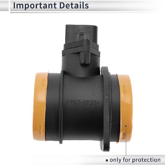 Mass Air Flow Sensor Assembly for Volkswagen Beetle Golf 1998-2004 for Volkswagen Jetta 1999-2004 Car MAF Sensor 1Pc