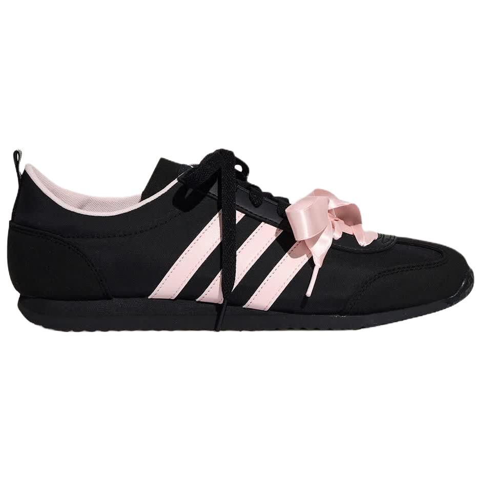 adidas Vs Jog 2.0 Comfortable Versatile Low-Top Casual Shoes Unisex Sneaker Black KH7659