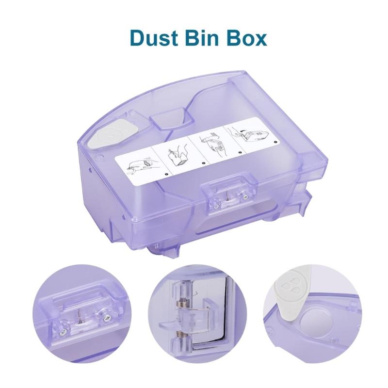 Abs lastics Thin Vacuum Cistern and Dust Box Direct current Q7 Extreme Q7 Max+ T8 Easy Replacement Strengthened Coverage