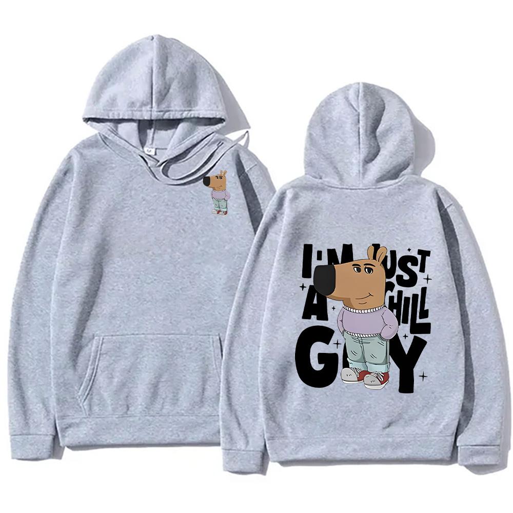 

I m Just A Chill Guy Hoodies Funny Men Clothing Harajuku Vintage Clothes Women Men Anime Lover Gift Pullovers Fashion Casual Top 3XL