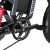 Bicicletta Elettrica Fuoristrada Shengmilo S900 Motore 1500W 20" Full Sospensioni Bicicletta Elettrica per Adulti 48V 30Ah Freni a Doppio Disco Carico Massimo 150Kg