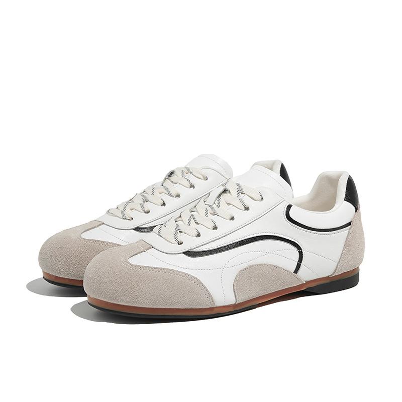 

Color matching versatile inner height increase moral training shoes women s 2025 spring new soft-soled sports Forrest Gump shoes casual light boar 40 грязно-белый