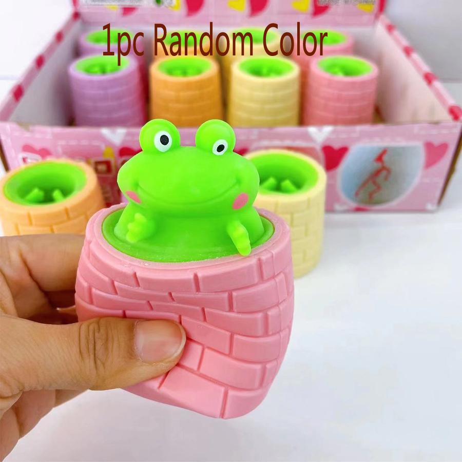 Multiple Types Pop Up Funnysqueeze Anti-Stress Toy Hide And Seek Figures Stress Relief Fidget Toys For Kids Adult