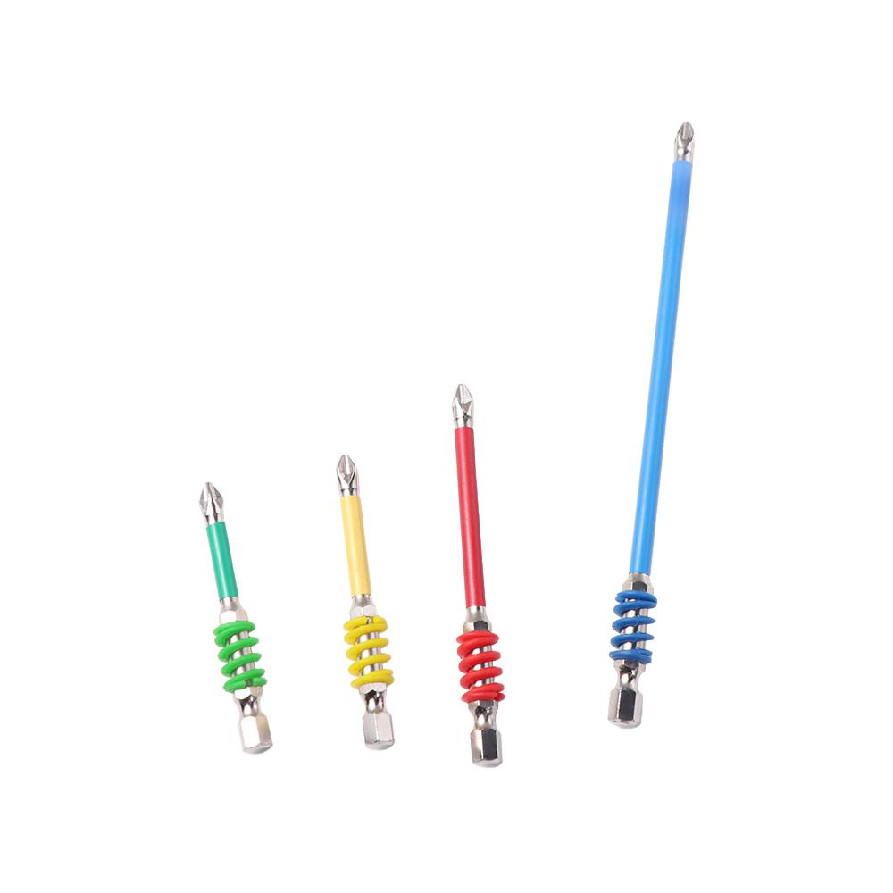 65/70/90/150 Mm Screwdriver Drill Bits With Spring Impact Batch Head  Power Hand Tools