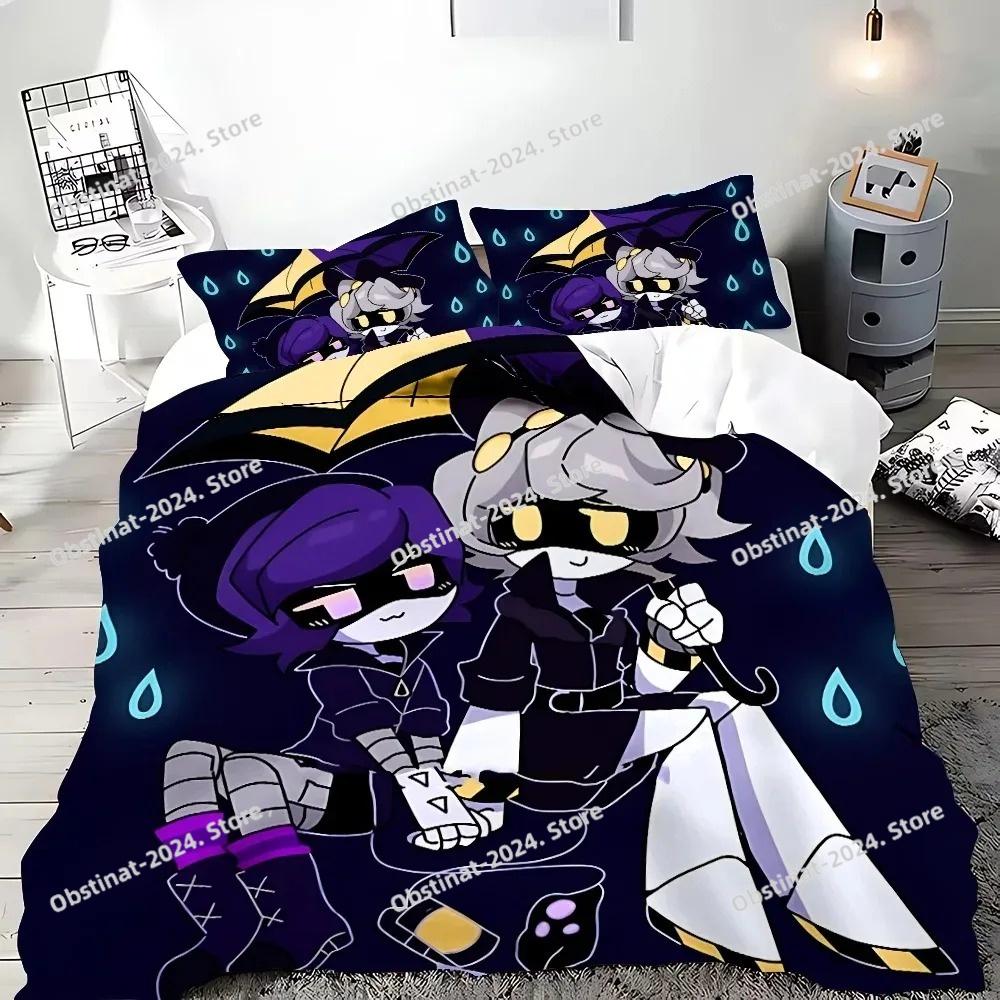 M-Murder-Drones Bedding Set Printed Bed Set Duvet Cover Sheet Pillowcase Soft Quilt Cover Full Queen King Size Large Size Gift