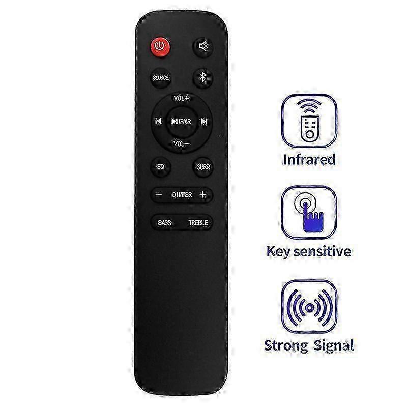 Enhanced Remote Control for Hisense Soundbar HS218 2.1 Channel with EN218A8H Compatibility
