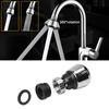 360° Rotate Water Saving Tap Bubbler Frother Nozzle Attachment Kitchen Faucet Sprayer Adapter Filter Sprayer Adapter Filter